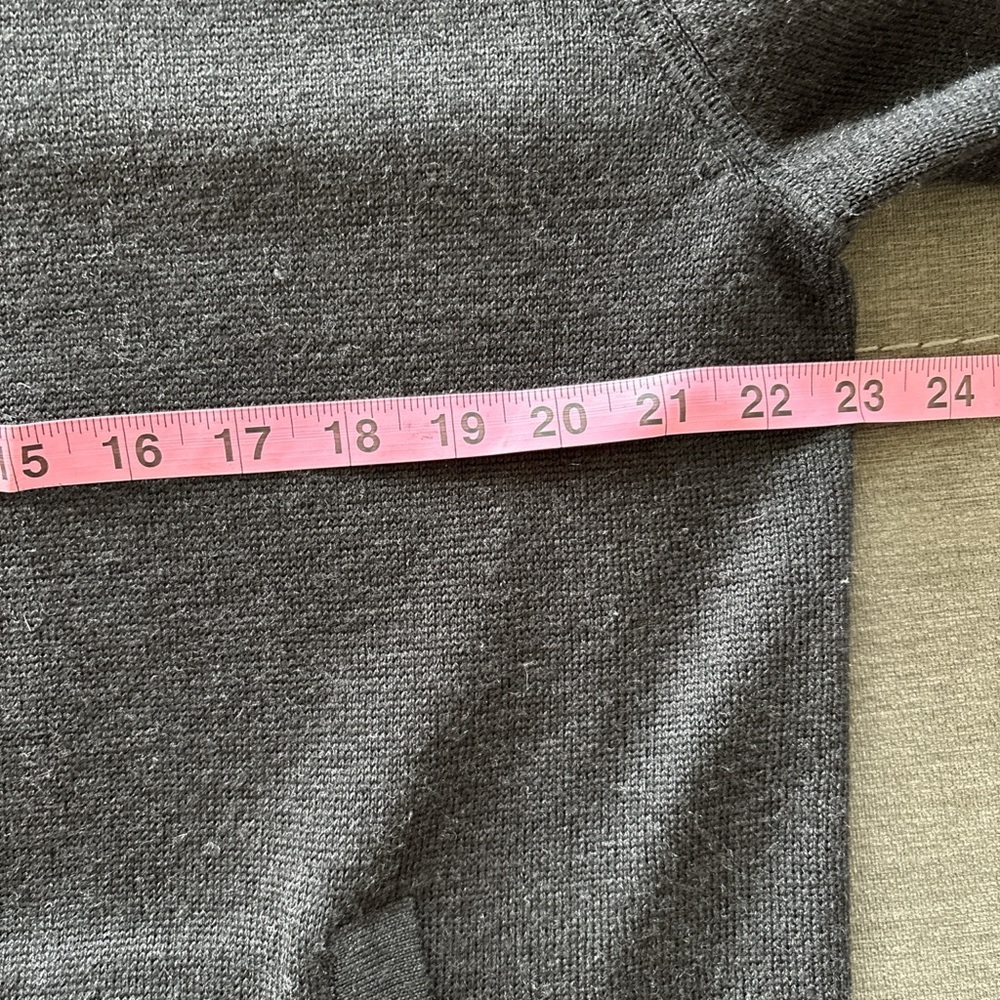 American Airlines Men's Charcoal Full-Zip wool blend Cardigan.L - Picture 4 of 7